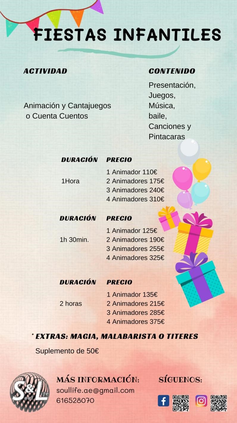 eventos infantiles